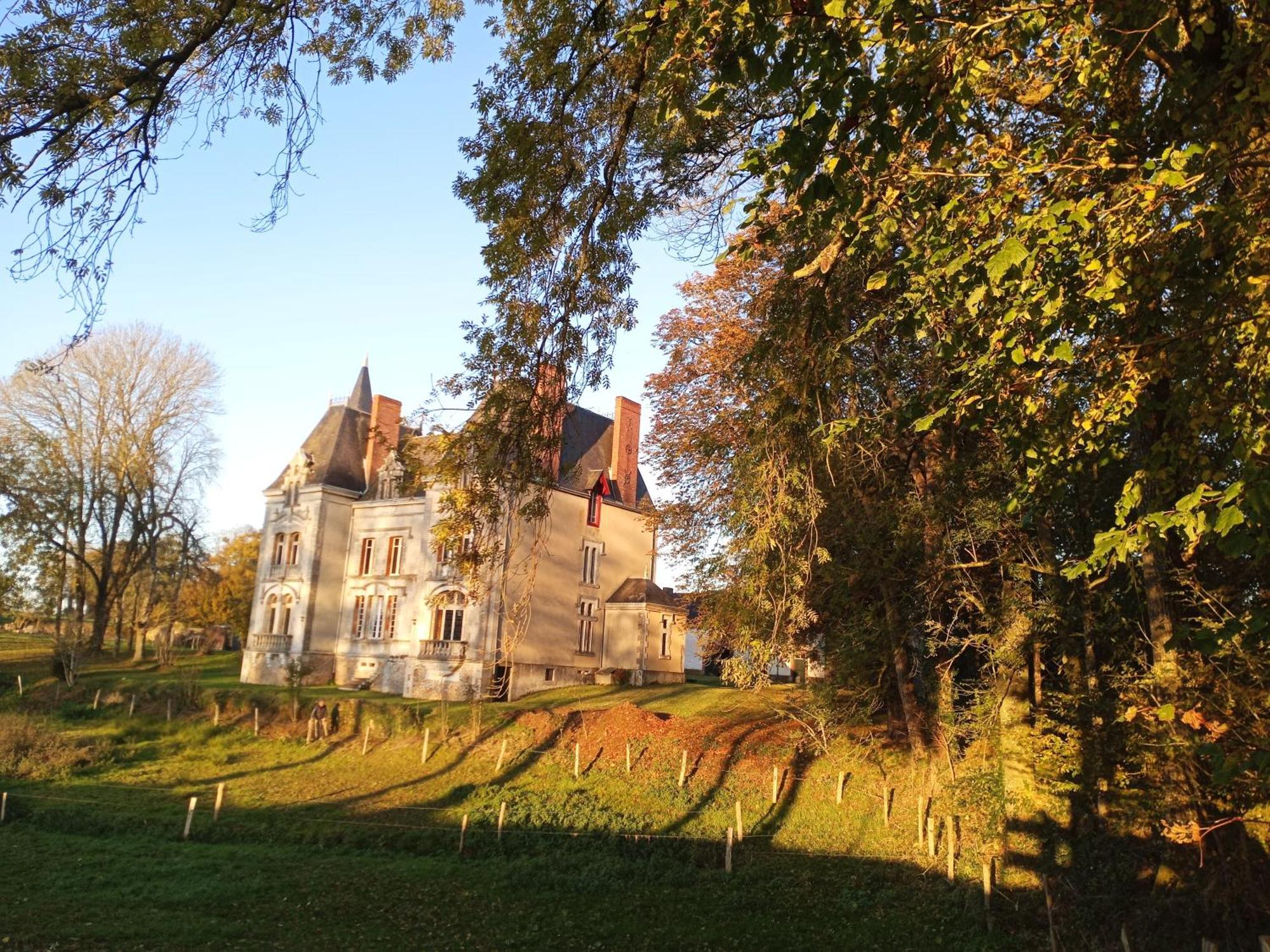 Bed and Breakfast Le Chateau Du Grand Coudray Villaines-la-Juhel Exterior foto