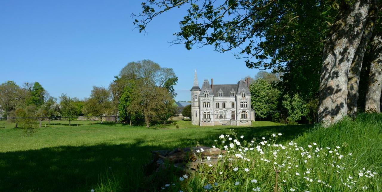 Bed and Breakfast Le Chateau Du Grand Coudray Villaines-la-Juhel Exterior foto